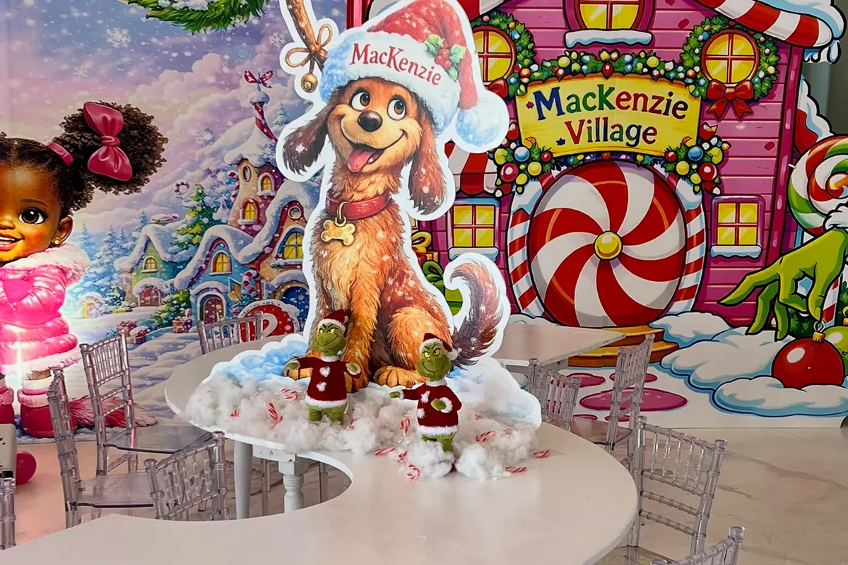 Grinch themed celebration