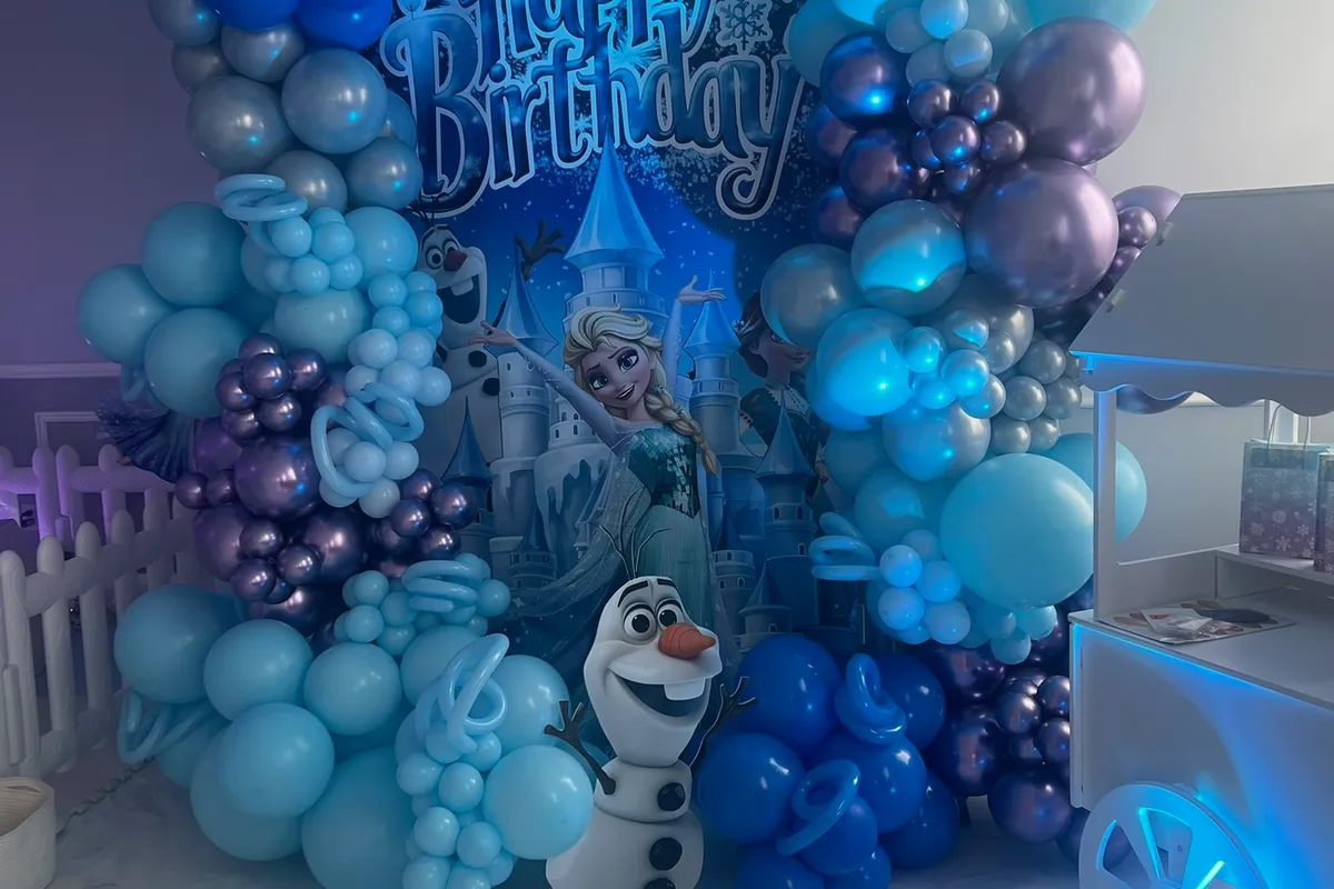 Holiday village decoration